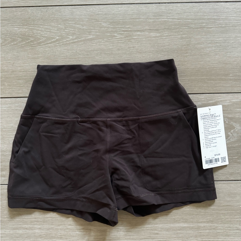 Lululemon align biker shorts